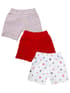 Mee Mee Shorts Pack Of 3 -Red & White